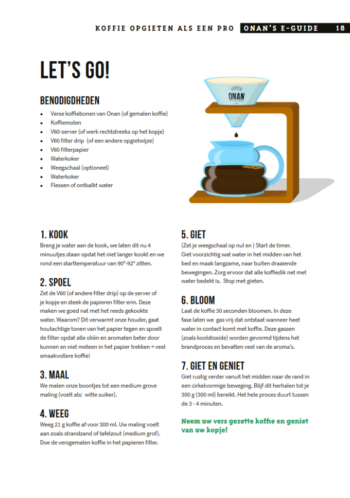 E-guide: Koffie opgieten